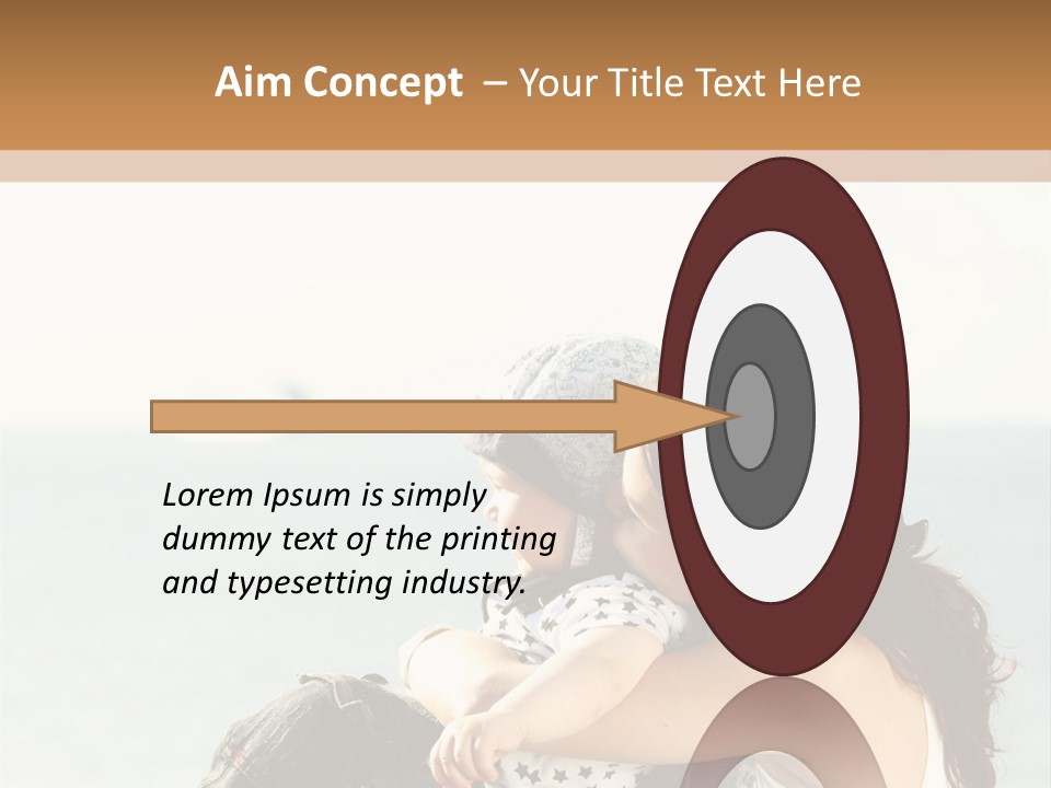 Water Brunette Lake PowerPoint Template