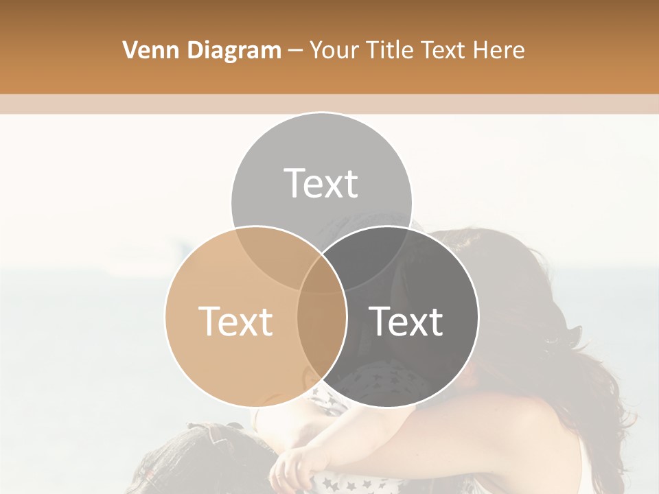 Water Brunette Lake PowerPoint Template