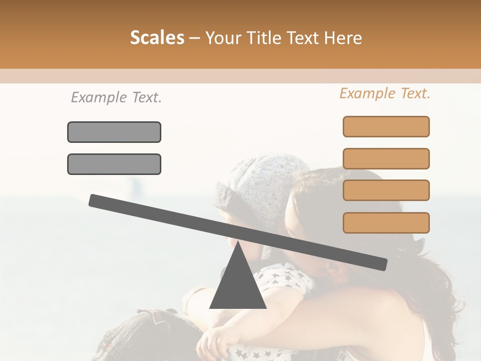 Water Brunette Lake PowerPoint Template