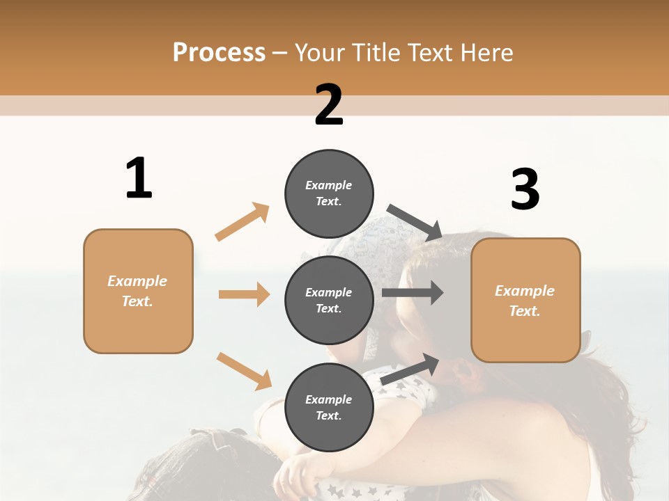 Water Brunette Lake PowerPoint Template