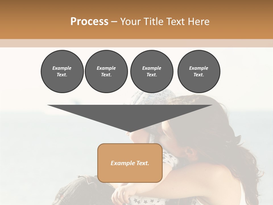 Water Brunette Lake PowerPoint Template