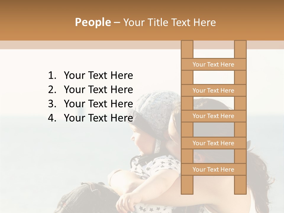 Water Brunette Lake PowerPoint Template