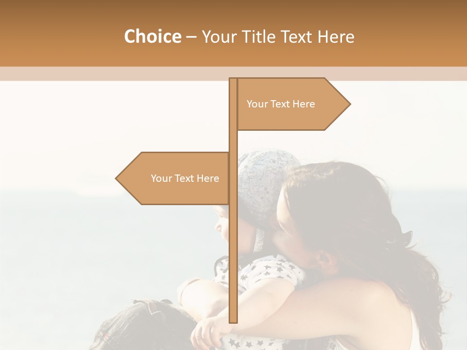 Water Brunette Lake PowerPoint Template