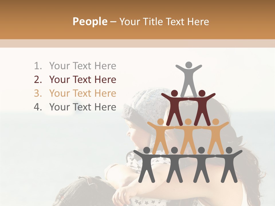 Water Brunette Lake PowerPoint Template