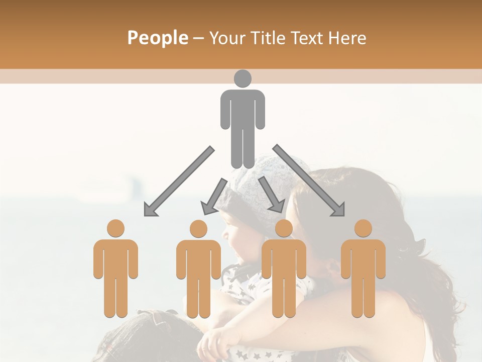 Water Brunette Lake PowerPoint Template