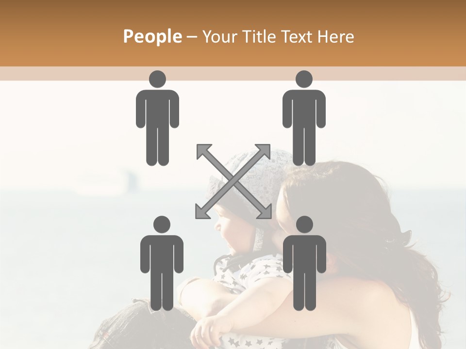 Water Brunette Lake PowerPoint Template