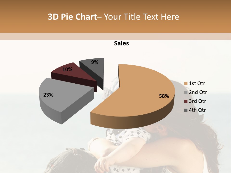 Water Brunette Lake PowerPoint Template