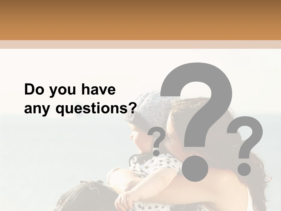 Water Brunette Lake PowerPoint Template