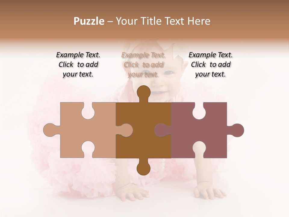 Innocence Baby Necklace PowerPoint Template