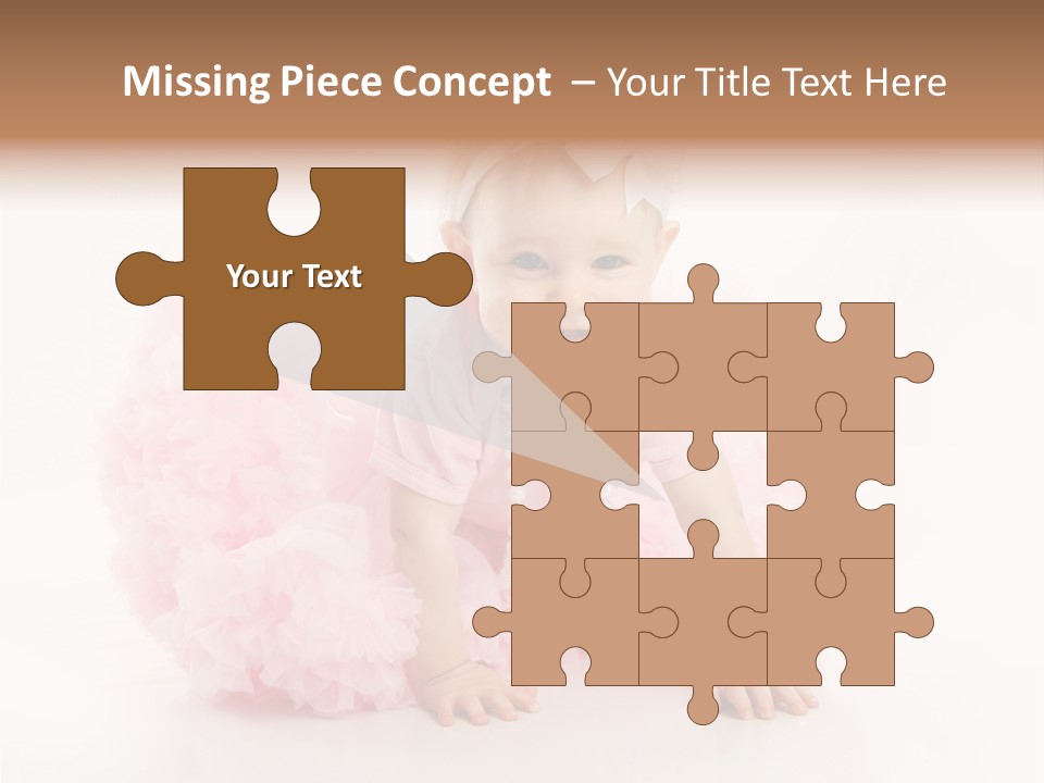 Innocence Baby Necklace PowerPoint Template