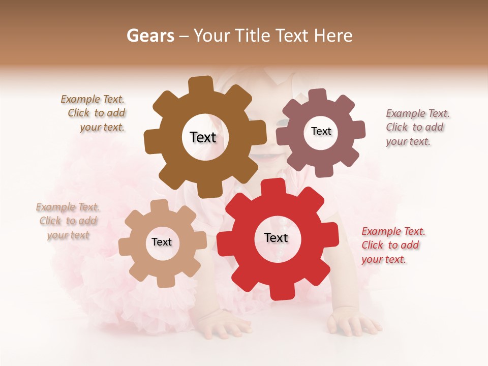 Innocence Baby Necklace PowerPoint Template