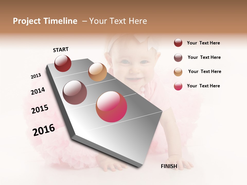 Innocence Baby Necklace PowerPoint Template