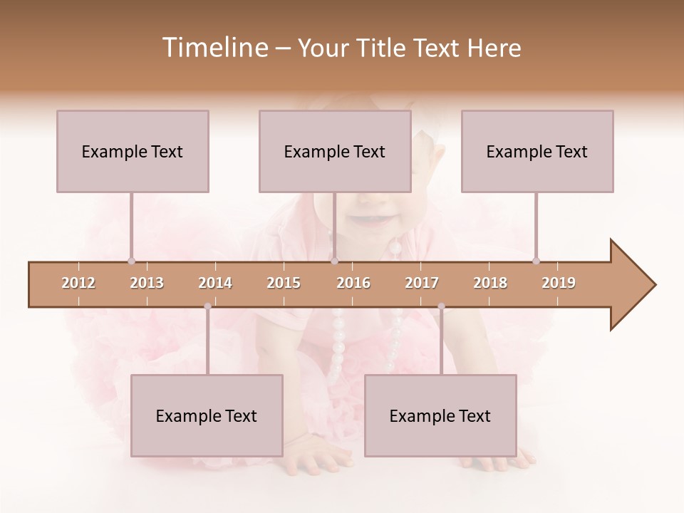 Innocence Baby Necklace PowerPoint Template