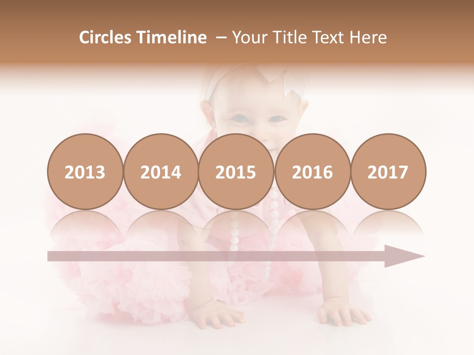 Innocence Baby Necklace PowerPoint Template