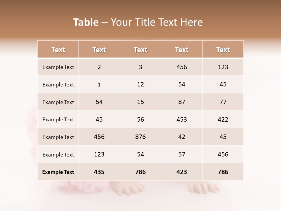 Innocence Baby Necklace PowerPoint Template