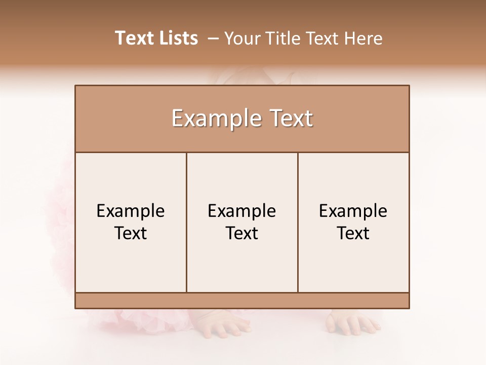 Innocence Baby Necklace PowerPoint Template