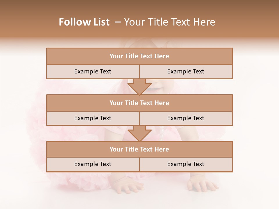 Innocence Baby Necklace PowerPoint Template