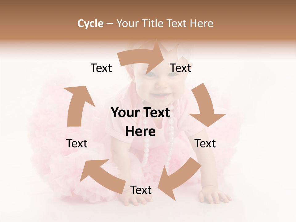 Innocence Baby Necklace PowerPoint Template