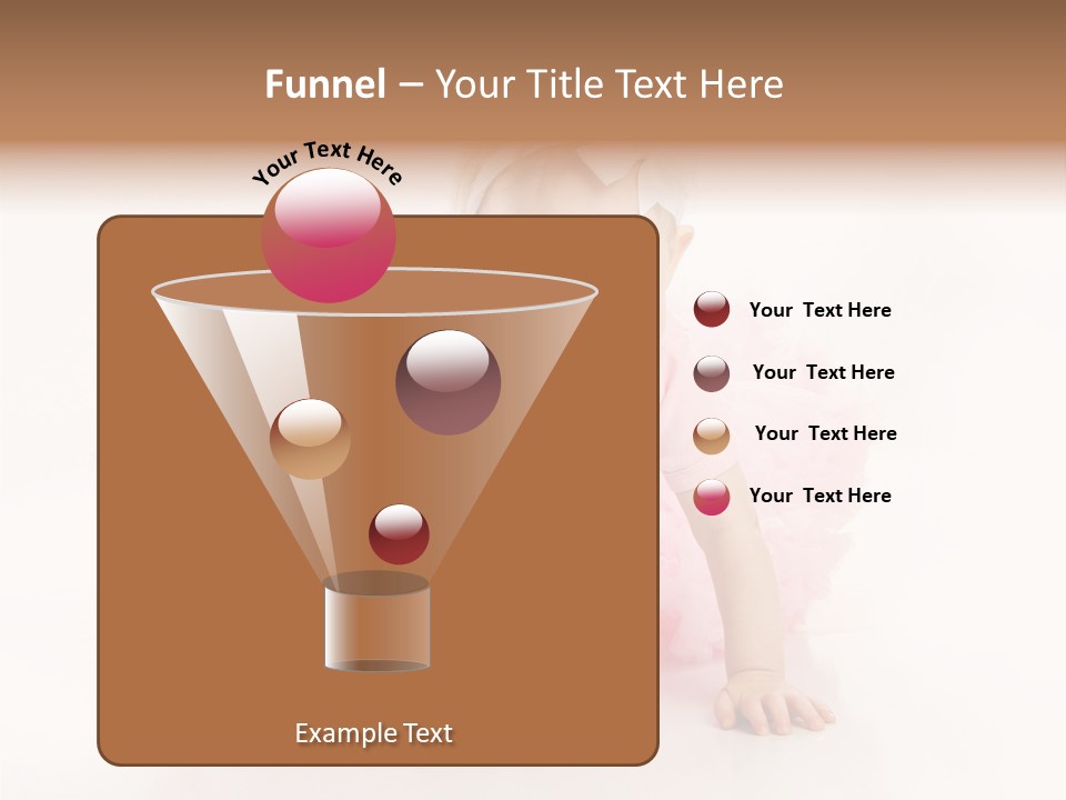 Innocence Baby Necklace PowerPoint Template