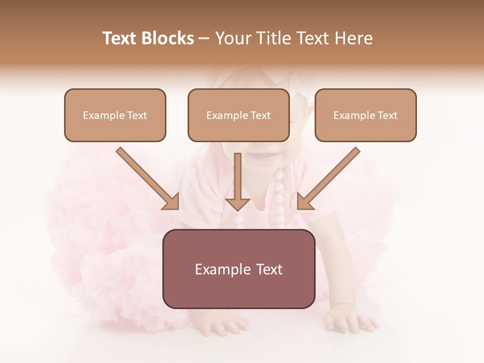 Innocence Baby Necklace PowerPoint Template