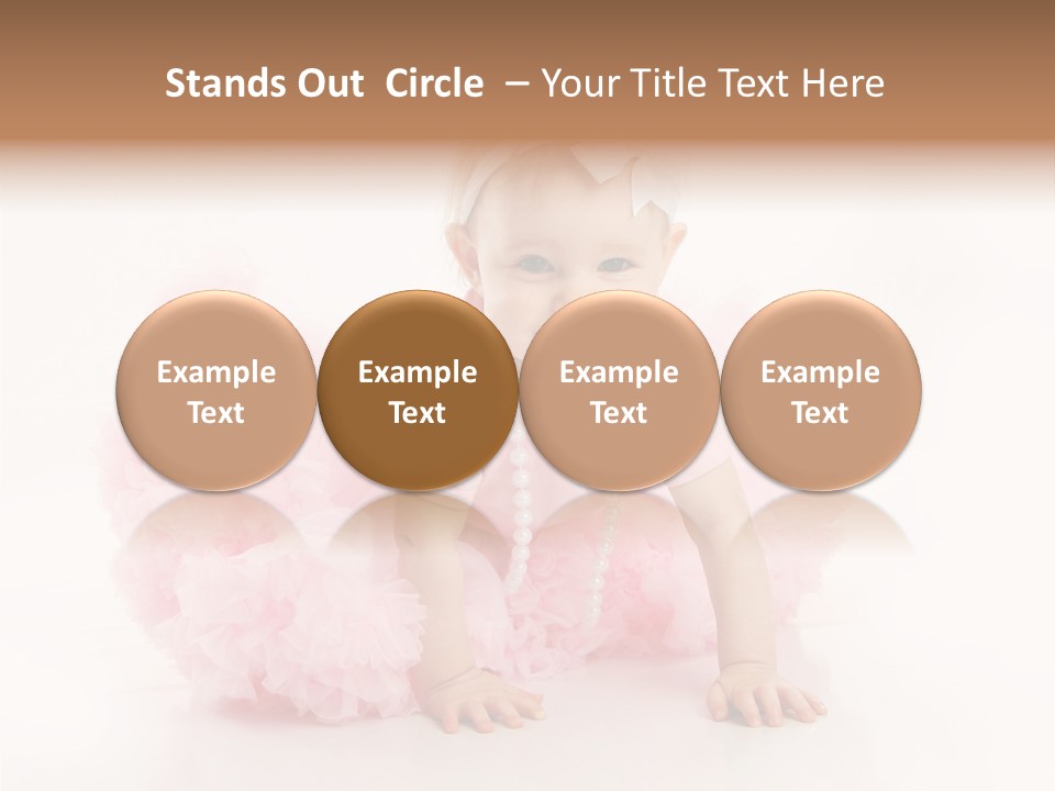 Innocence Baby Necklace PowerPoint Template