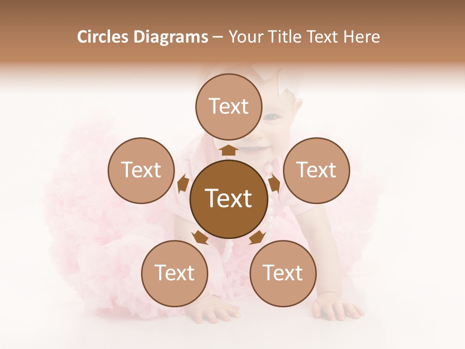 Innocence Baby Necklace PowerPoint Template