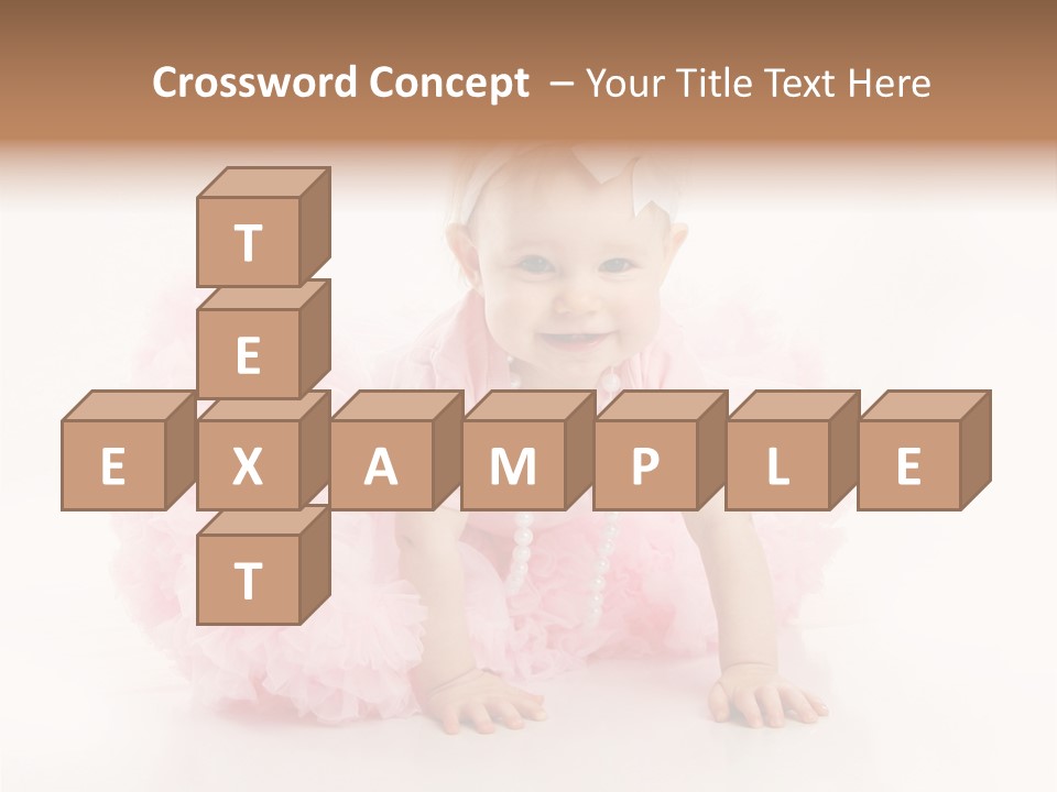 Innocence Baby Necklace PowerPoint Template