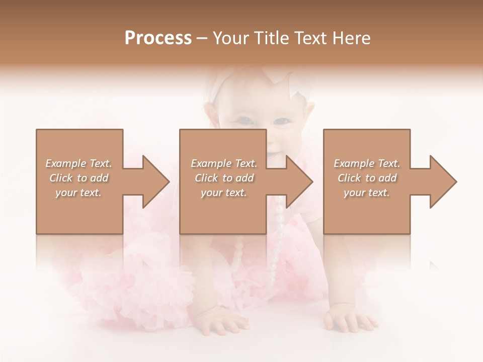 Innocence Baby Necklace PowerPoint Template