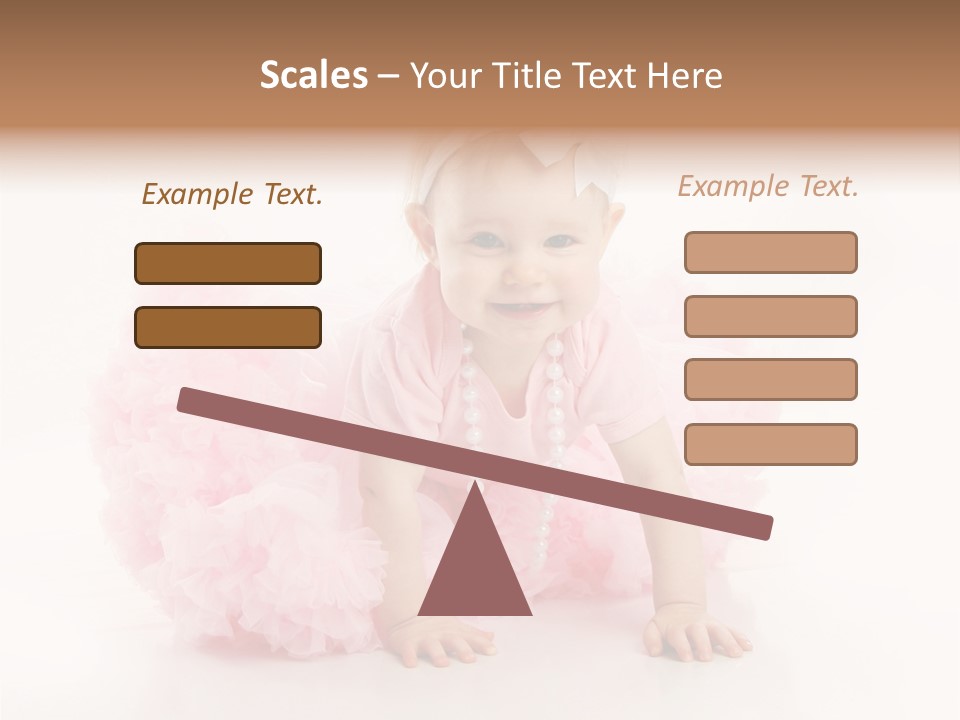 Innocence Baby Necklace PowerPoint Template