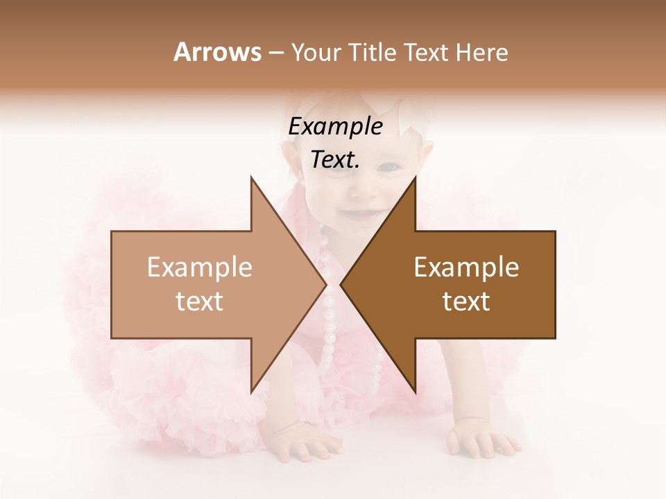 Innocence Baby Necklace PowerPoint Template