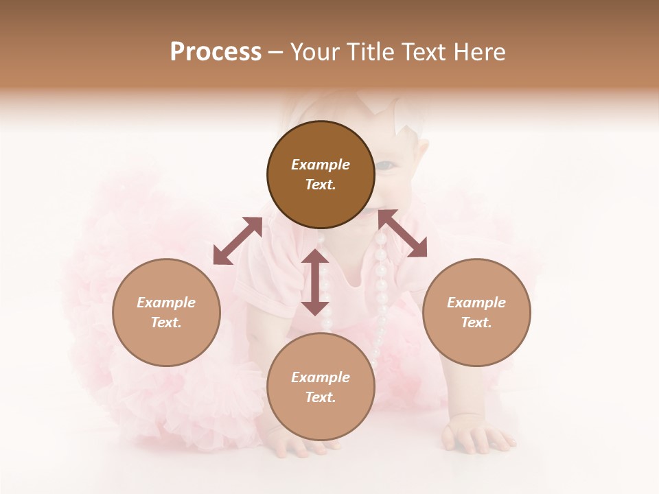 Innocence Baby Necklace PowerPoint Template