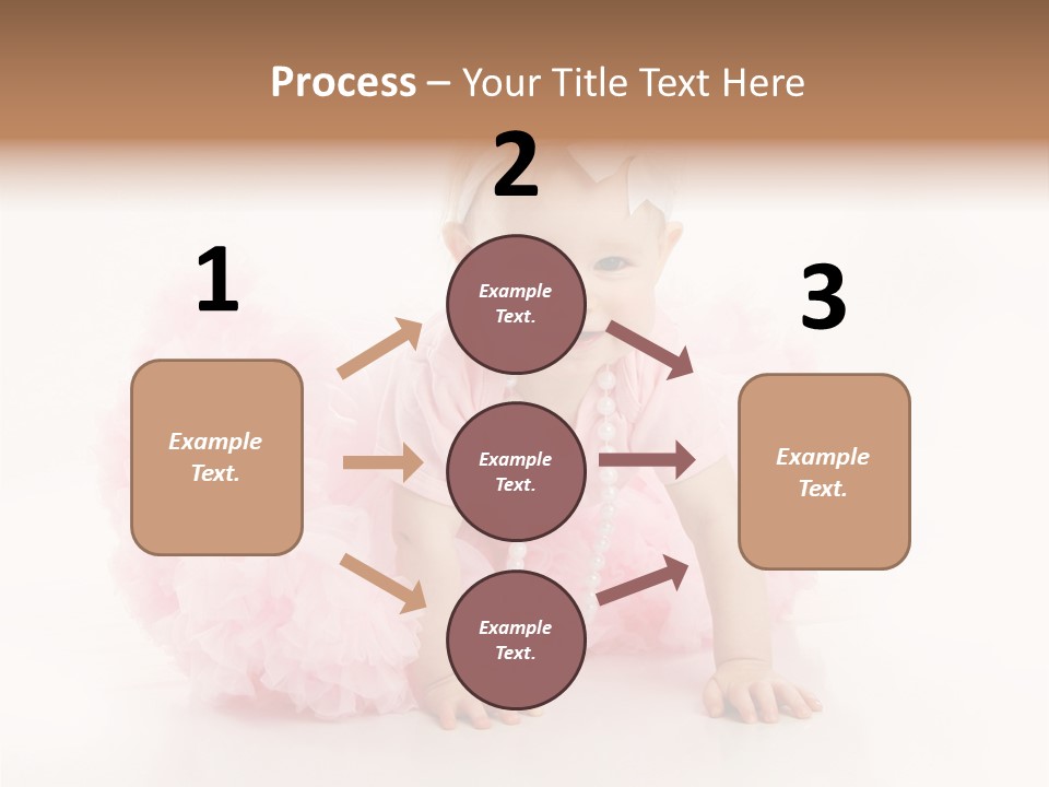 Innocence Baby Necklace PowerPoint Template