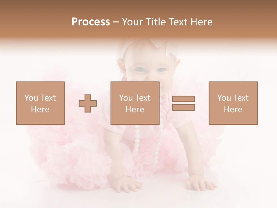 Innocence Baby Necklace PowerPoint Template