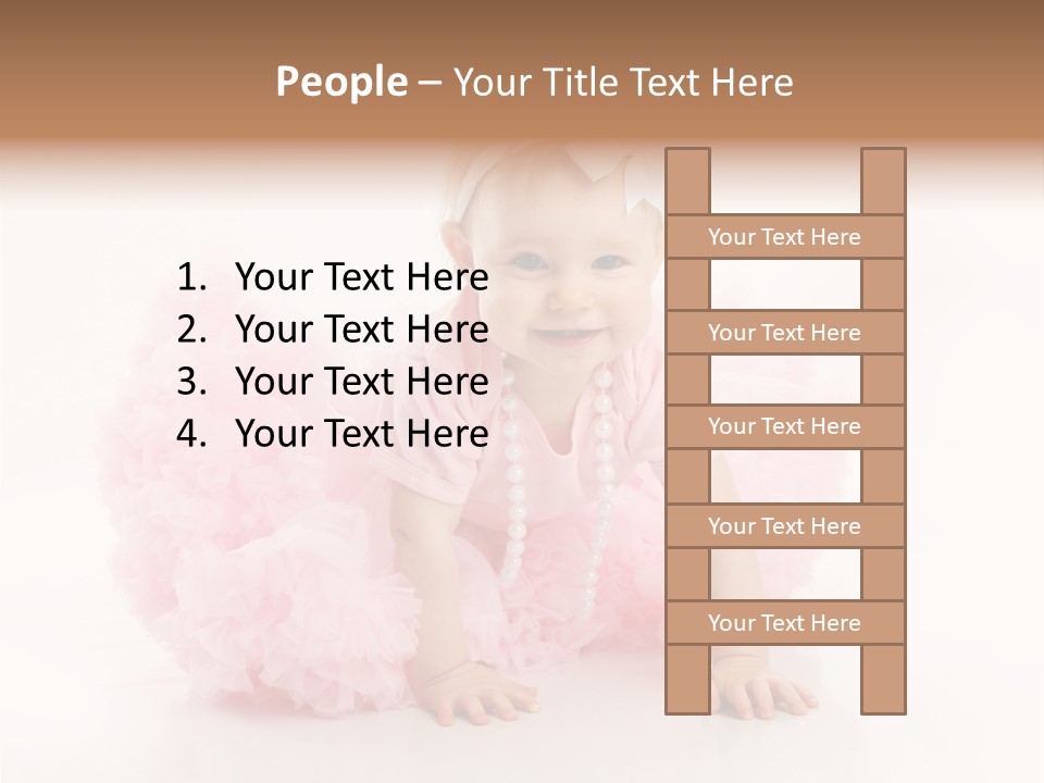 Innocence Baby Necklace PowerPoint Template