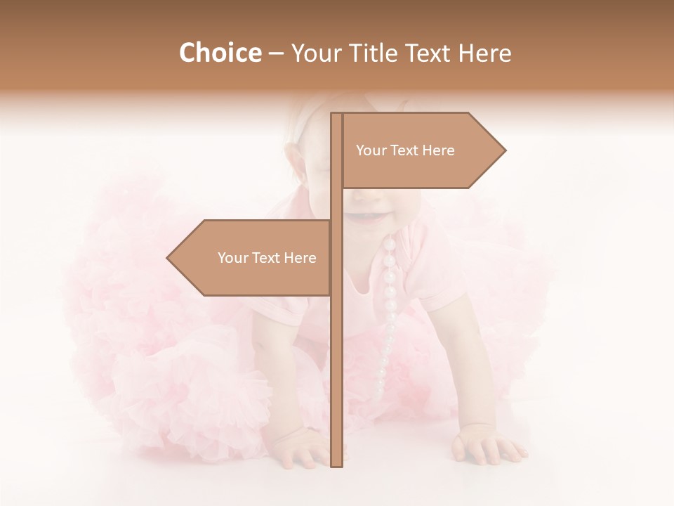 Innocence Baby Necklace PowerPoint Template