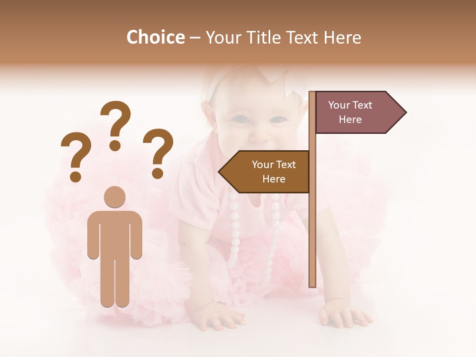 Innocence Baby Necklace PowerPoint Template