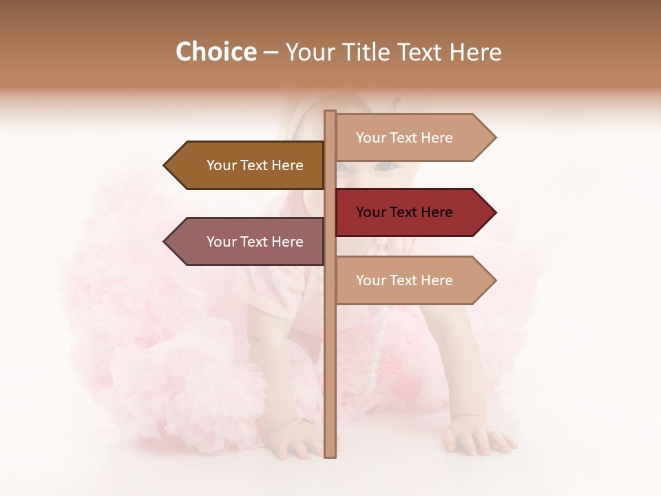 Innocence Baby Necklace PowerPoint Template