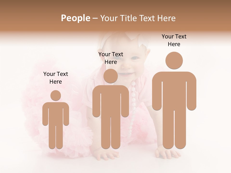 Innocence Baby Necklace PowerPoint Template