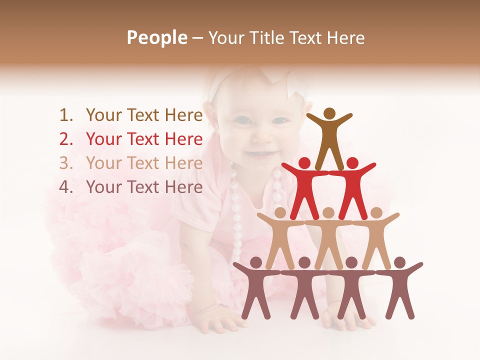 Innocence Baby Necklace PowerPoint Template