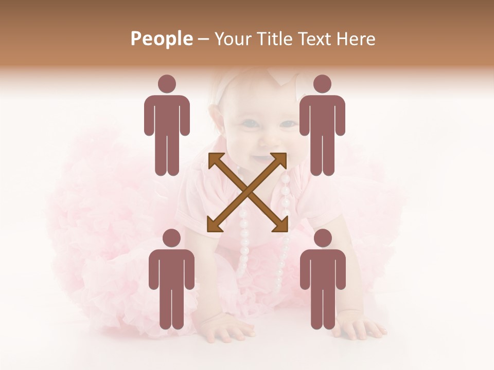 Innocence Baby Necklace PowerPoint Template