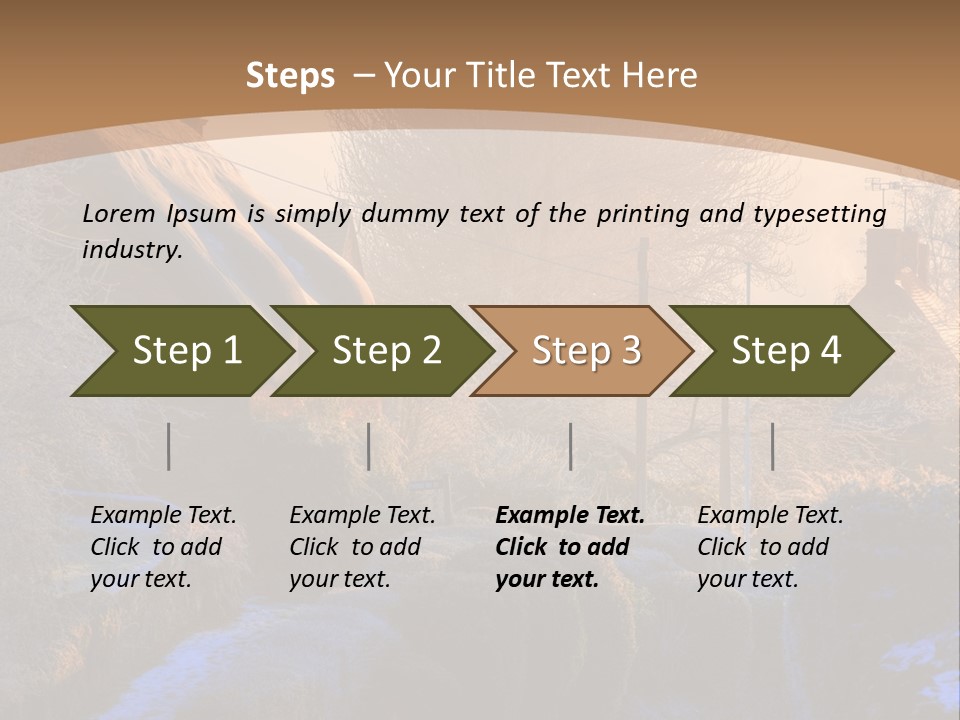Season Growth Branch PowerPoint Template