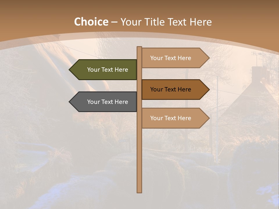 Season Growth Branch PowerPoint Template