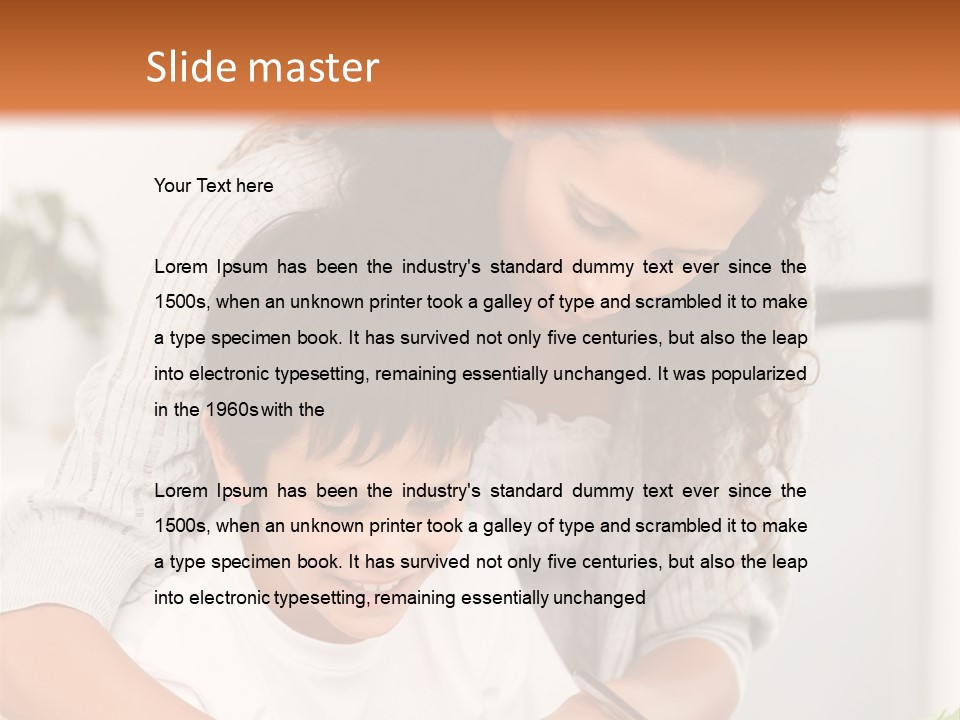 Two Home Pretty PowerPoint Template
