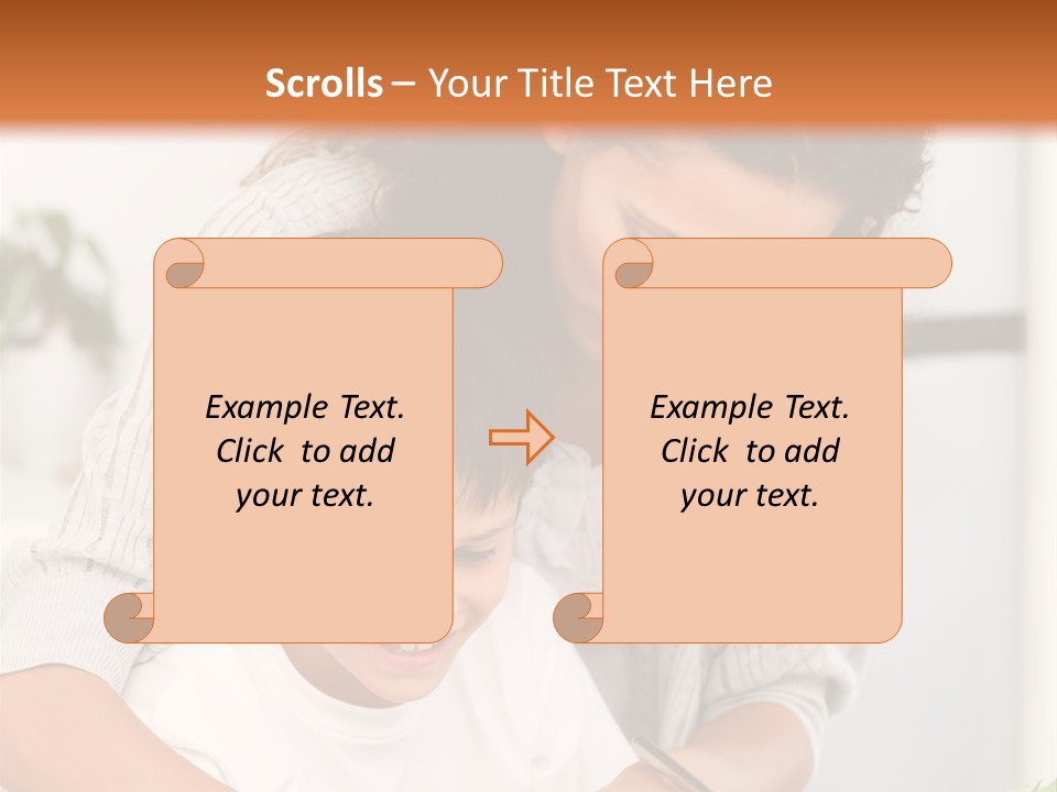 Two Home Pretty PowerPoint Template