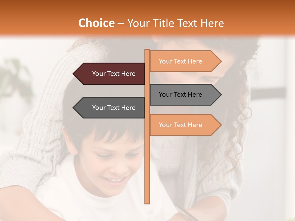 Two Home Pretty PowerPoint Template