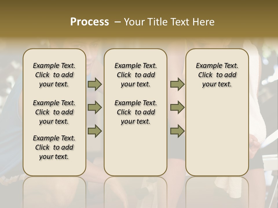 Indoors Fitness Friends PowerPoint Template
