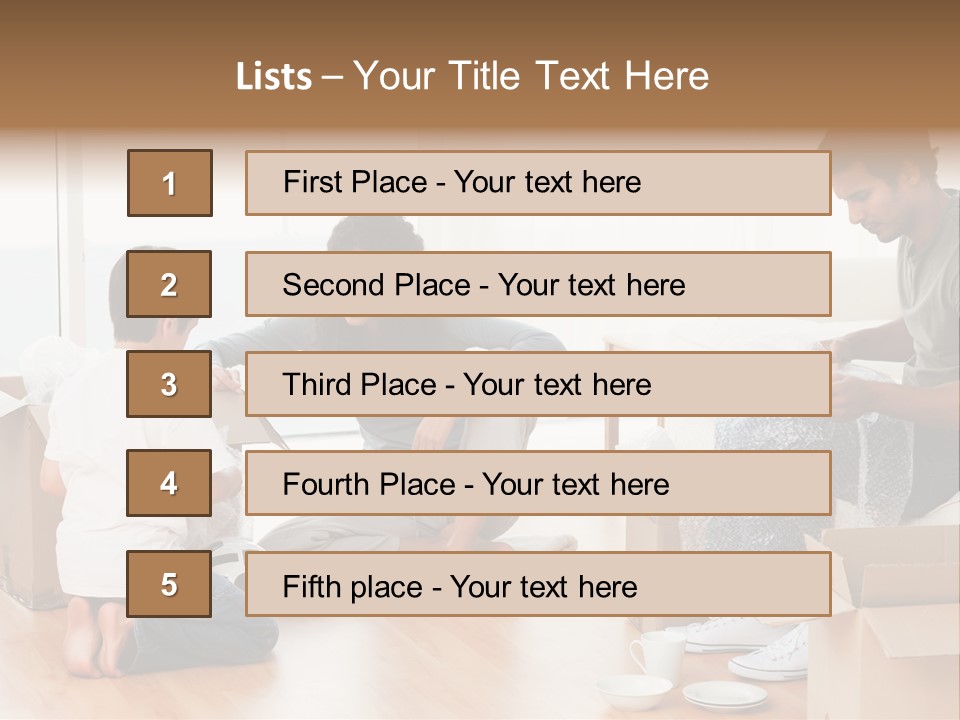 Male Joy Interior PowerPoint Template
