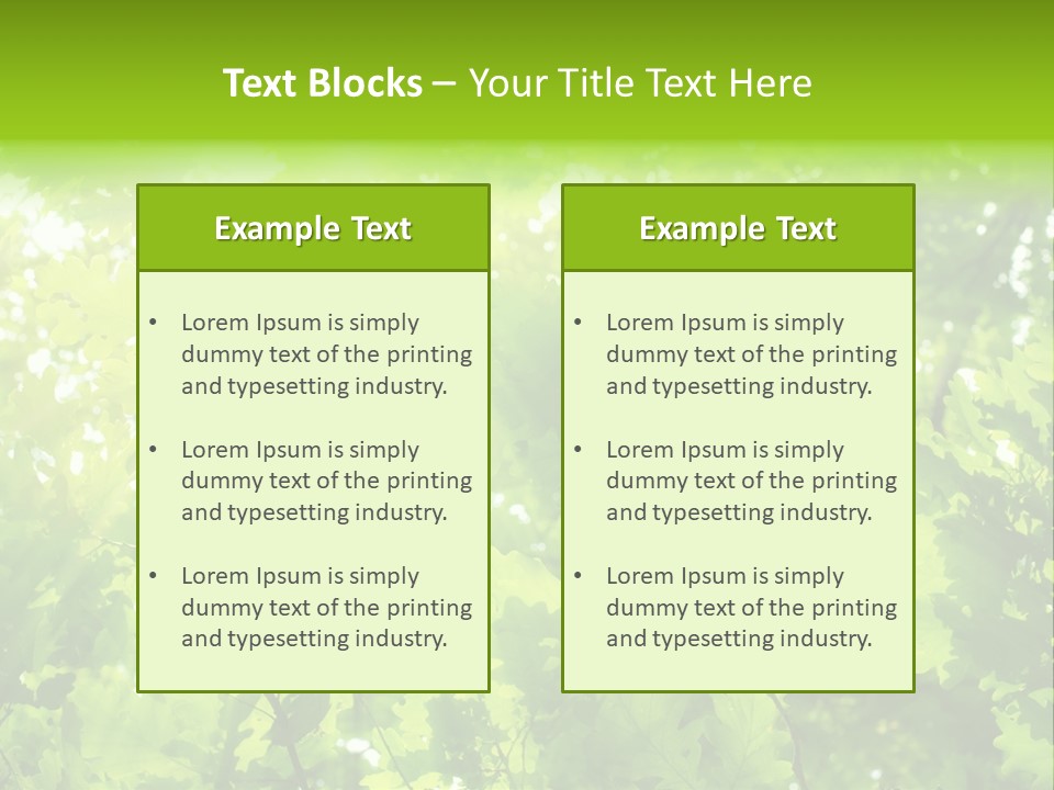 Season Growth Branch PowerPoint Template
