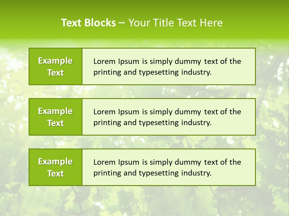 Season Growth Branch PowerPoint Template