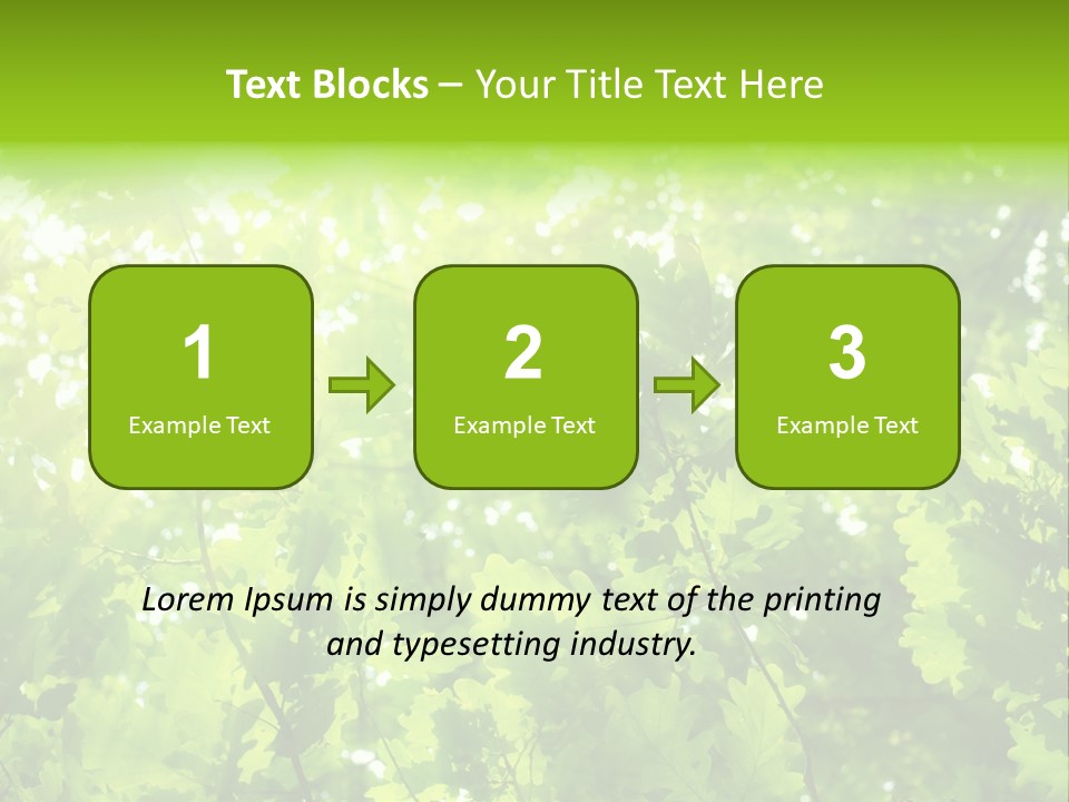 Season Growth Branch PowerPoint Template
